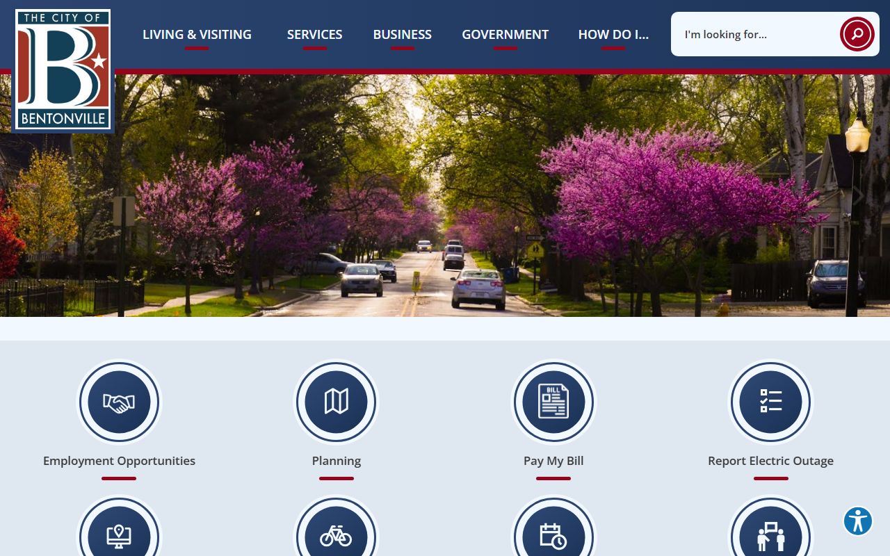 Bentonville city government website - criminal court records and district court