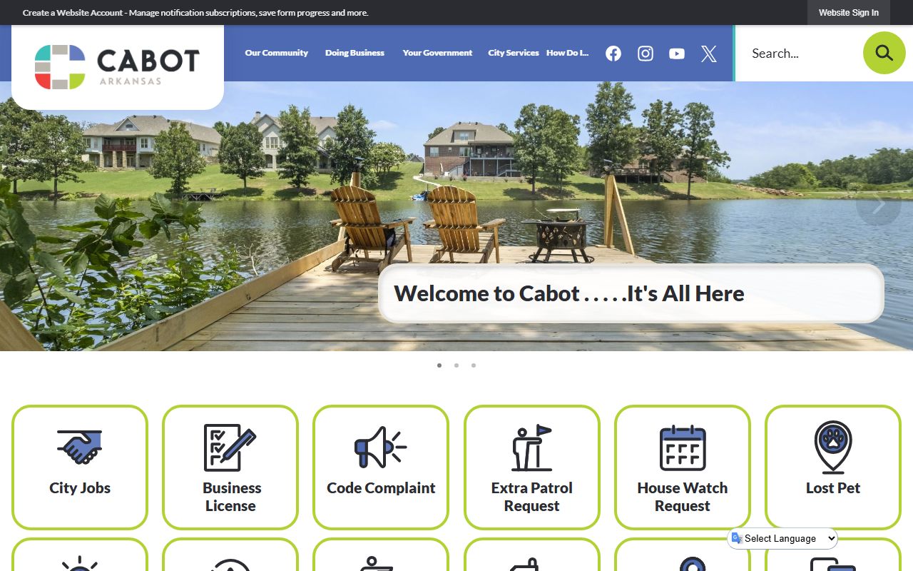 Cabot city government and Lonoke County criminal court records