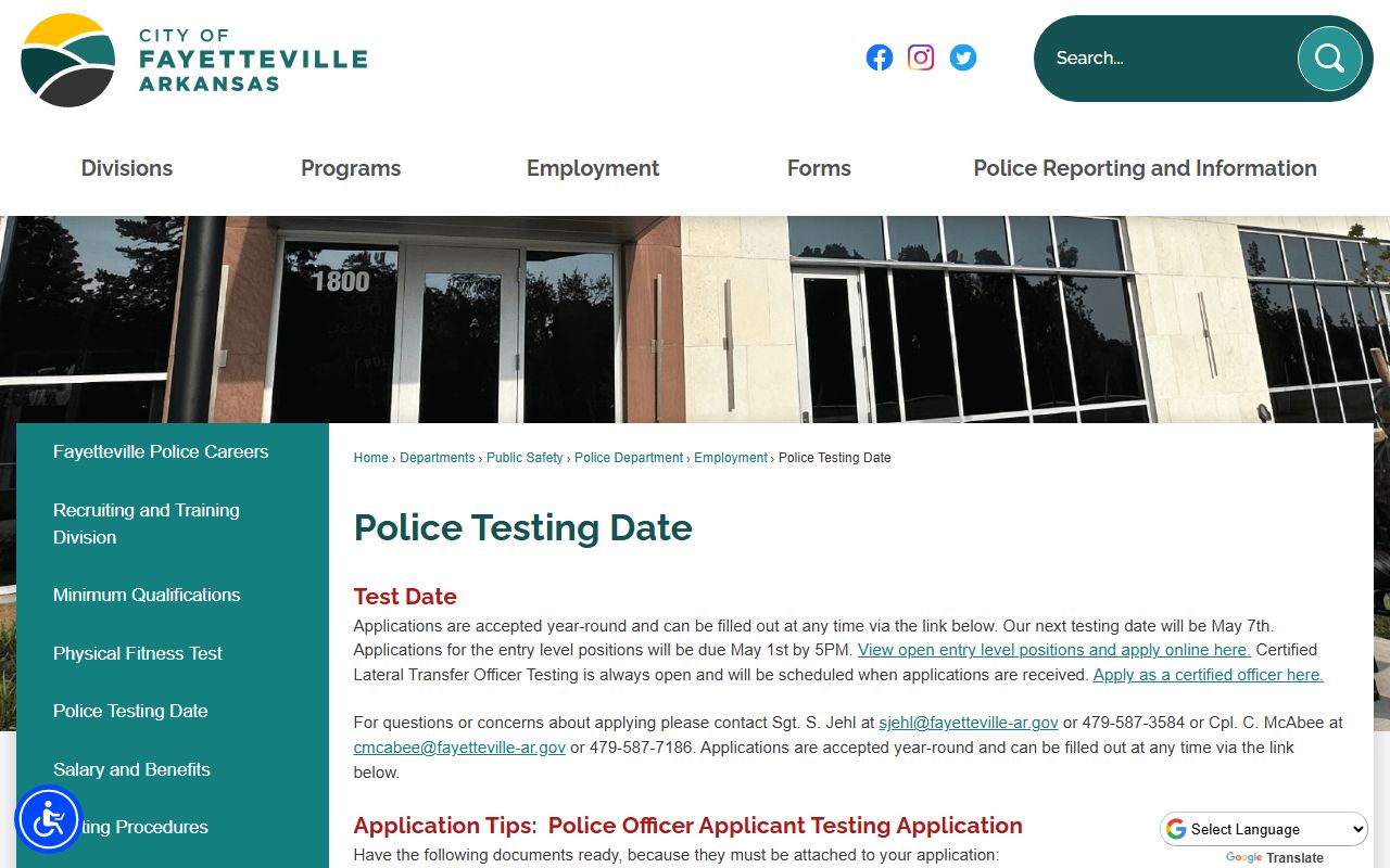 Fayetteville District Court Arkansas - criminal court records
