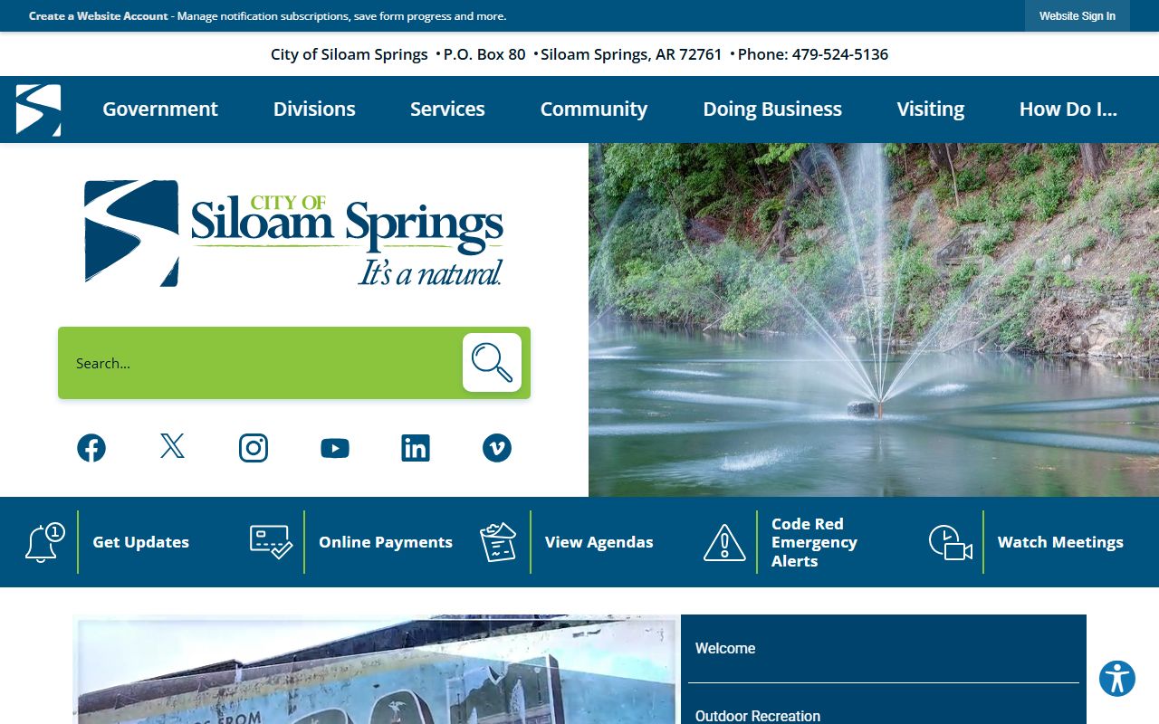 Siloam Springs city government - criminal court records