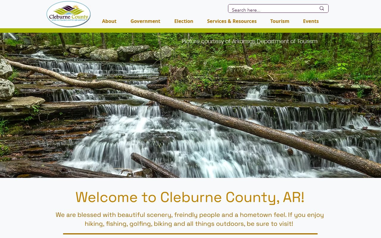 Cleburne County Circuit Clerk website - criminal court records in Heber Springs