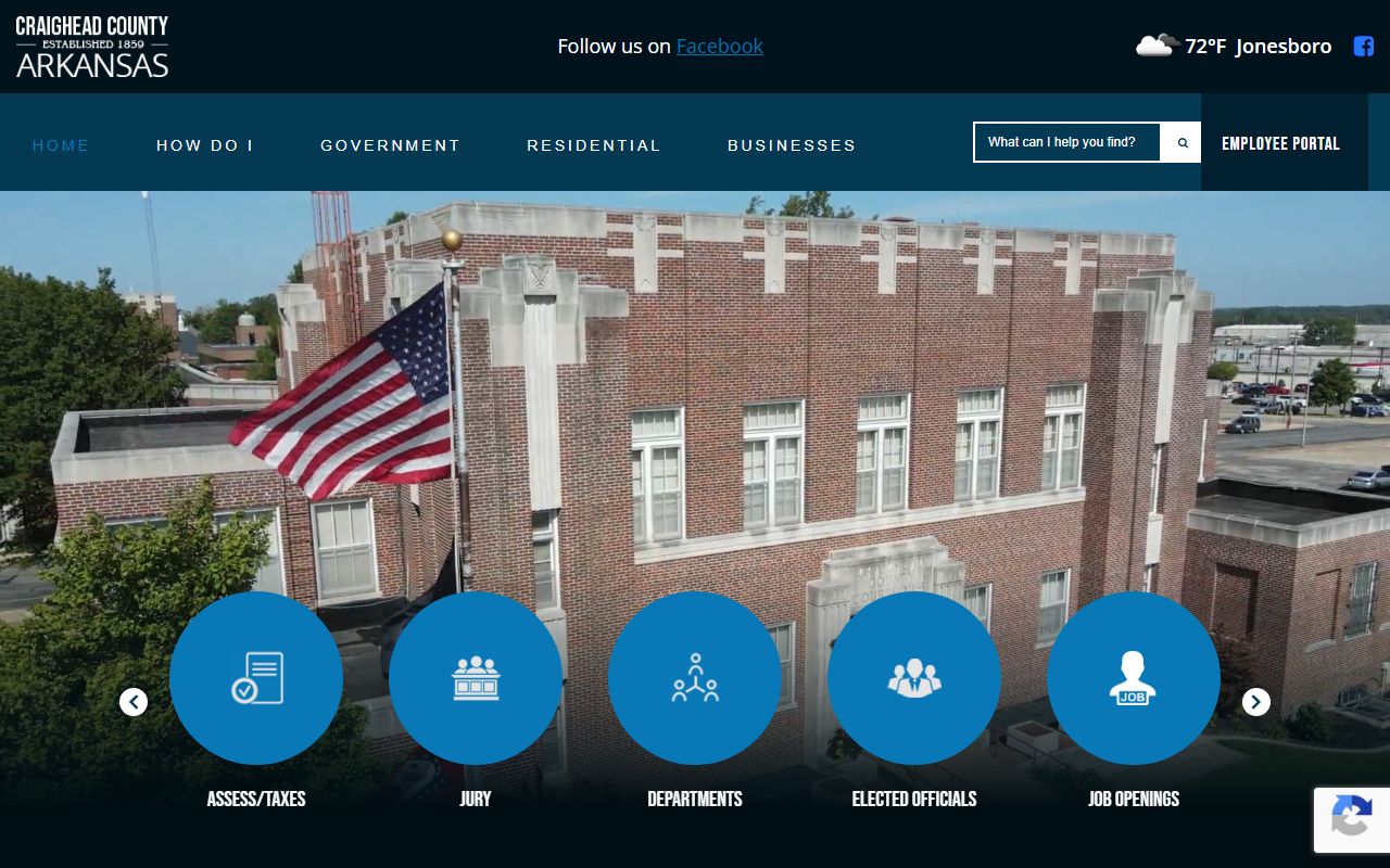 Craighead County Circuit Clerk website - criminal court records