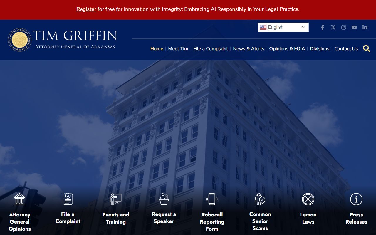 Arkansas Attorney General FOIA information and resources